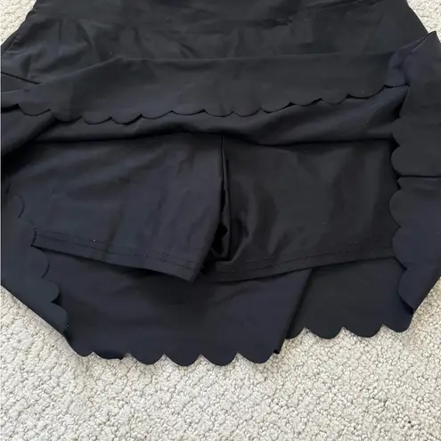 Aryeh  Skort Womens Size S Black Ruffle Pull On Stretch Tennis Golf Beach Comfy - Image 4