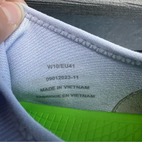 OOFOS OOmg Sport Low Athletic Recovery Shoes Foam Stretch Lightweight Blue Size 10