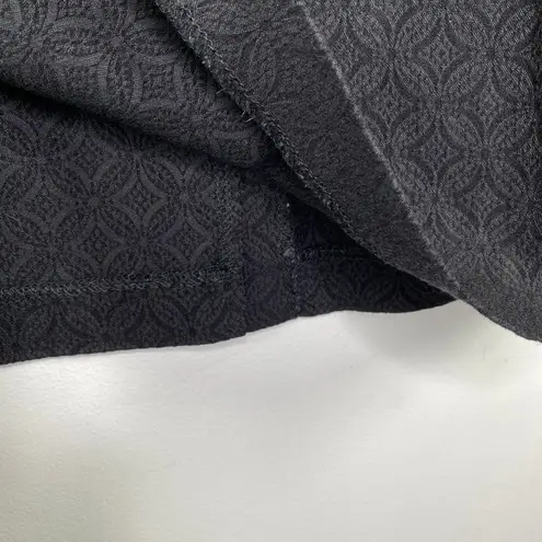 Margaret M Black Floral Slimming Stretch Pencil Skirt Women's Size Small S