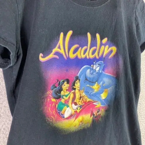 Disney  Aladdin Jasmine T-Shirt Princess Juniors Size Medium Genie Shirt Black