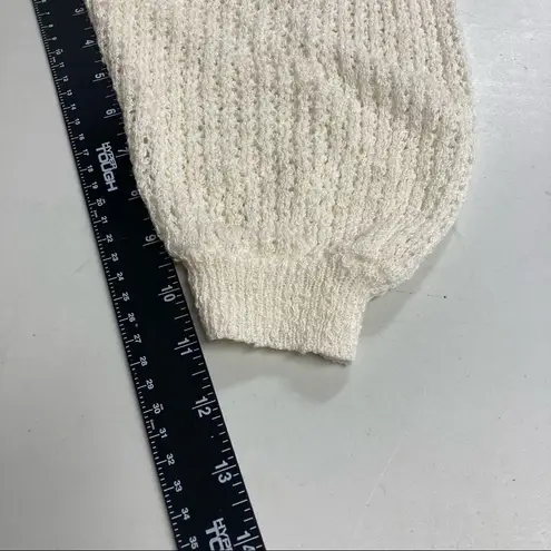 Erika , Women’s Ivory, Beaded Top,XS, 3/4 length sleeves, jewel neckline