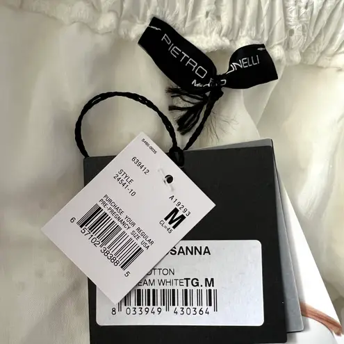 Pietro Brunelli NEW NWT White Eyelet Susanna Maternity Dress