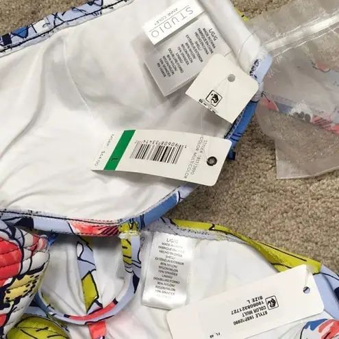 Anne cole Studio high waisted bandeau bikini. NWT. XS