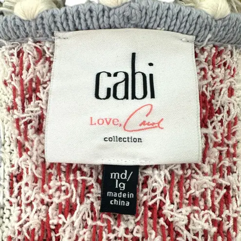 CAbi  | M/L | Multicolor Siesta Poncho Fringe Southwestern Boho Shawl Wrap #5001