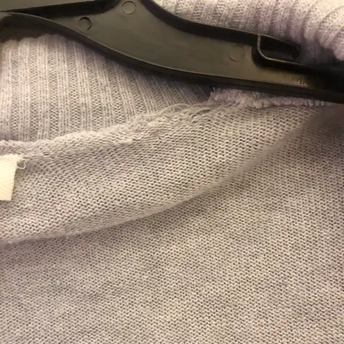 Sans Souci Open Front Ribbed Pocket Cardigan Grey Small