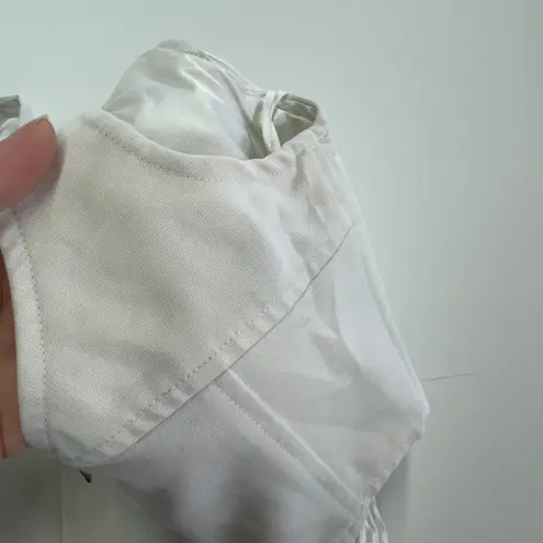 Bardot Top Womens 2 X Small White Bronte Corset Cropped