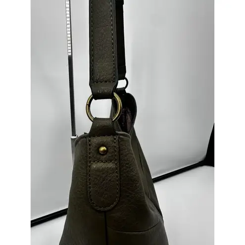 Market And Spruce Green Shoulder Purse Bag Inside Pocket Snap Classic Soft