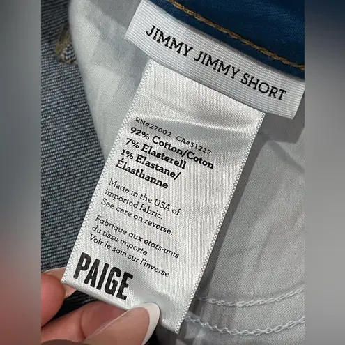 Paige  Women's Deep Indigo Jean Shorts