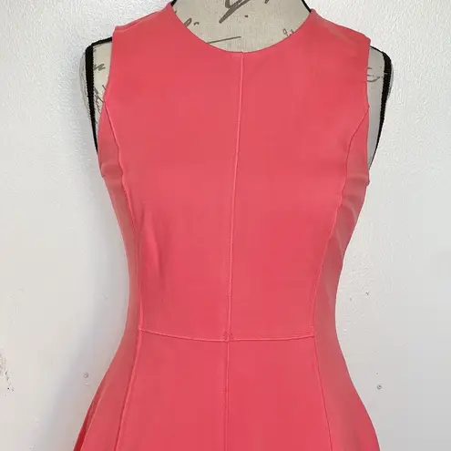 Halston Heritage Womens Dress Sz 4 Fit & Flare Mini Stretch Sleeveless Cocktail