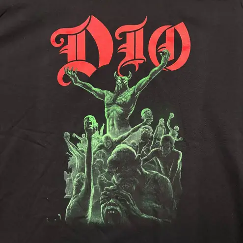 Dio Stand Up and Shout Holy Diver Heavy Metal Band T-Shirt Size Large