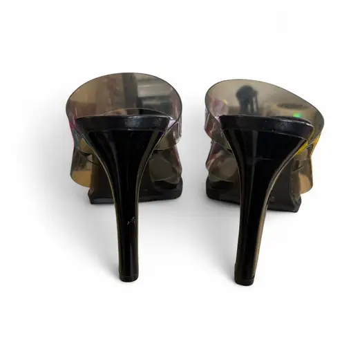 Karl Lagerfeld PARIS JEWELED CHUNKY STRAPPY SANDALS HEELS SIZE 9.