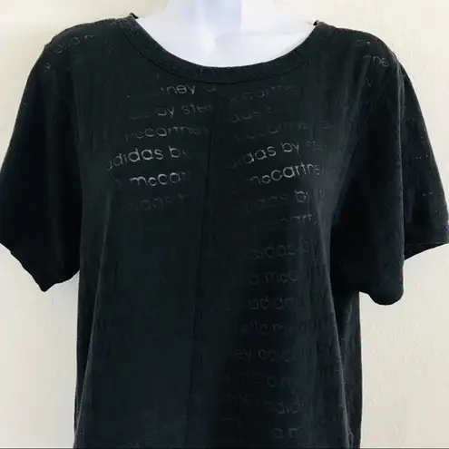 Adidas by Stella McCartney S The Cool Tee Black Short Sleeve top
