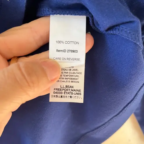 L.L.Bean sz Mp or M reg. Blue Turtleneck Long Sleeve Stretch Pullover Shirt