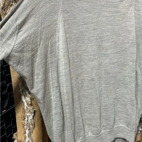 All Saints Neutral Flore Jumper Lightweight Wool Blend Sweater S