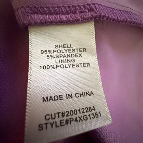 NWOT Premier Amour Women's Sleeveless Dress Sz 6 Dark Lavender Party Cocktail Purple