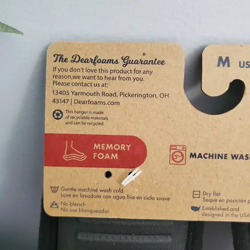 Dearfoams DF by Women's Mama Bear Plaid Slippers Size M (7-8)