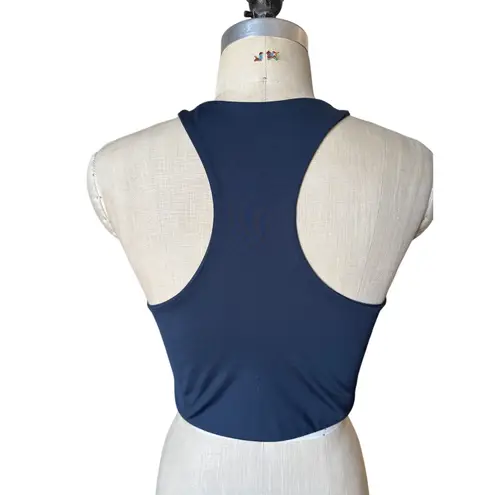 Girlfriend Collective Paloma Compression Bra in Navy Blue Size XL