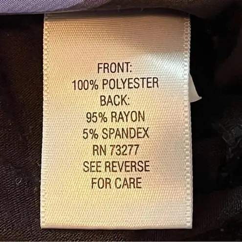 Elle WOMEN'S COBALT BLUE AND BLACK SPARKLE PATTERN TOP SIZE SMALL