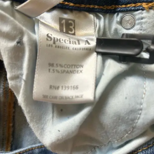 Special A Blue Skinny Distressed Jeans 13