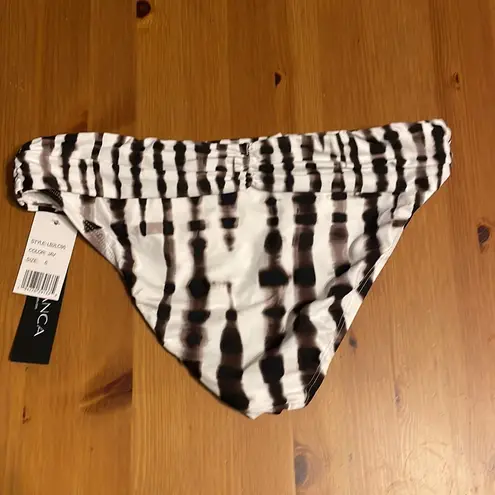 La Blanca Twisted Bamboo Shirred Hipster Bikini Bottoms size 6 NWT Java - Image 3