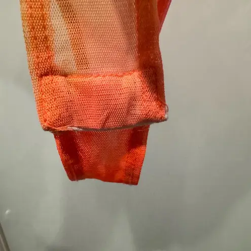 Love j Neon Tie Dye Sheer Bodysuit XL | Festival Rave Party Y2K