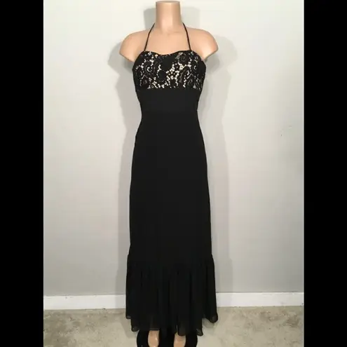 Majorelle black gown. NWOT