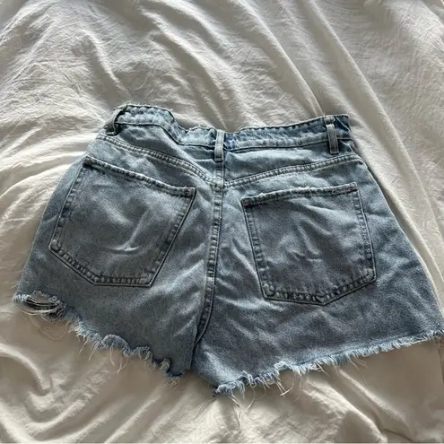 ZARA  Distressed Jean Shorts