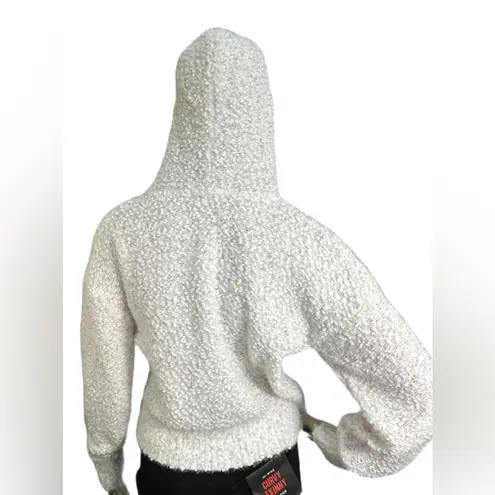 Ultra Flirt Textured Marled Long-Sleeve Hoodie