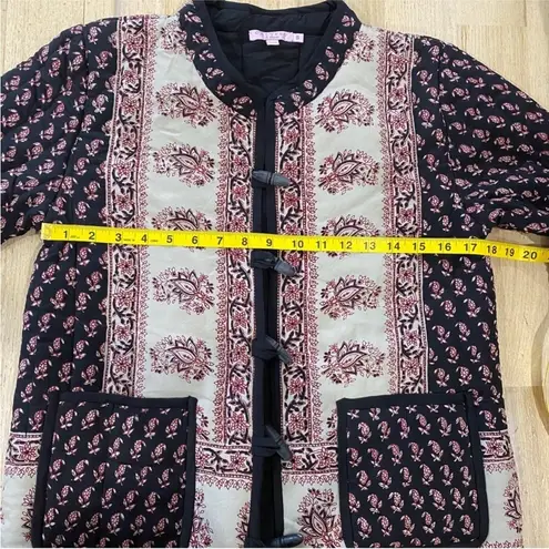 Calypso St. Barth silk quilted jacket EUC