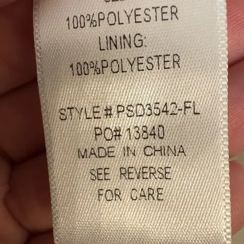 Baltic Born  Adele Green Floral Puff Sleeve Flowy Vacation Resort Midi Dress – M