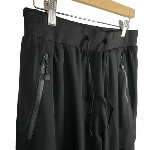 Stelle Women’s Tapered Hiking Cargo Jogger Pants in Black Size M Size M