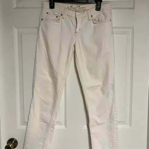 Juicy Couture Y2K Vintage  White Jeans Size 29