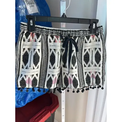 Saylor Abstract Nylah Cotton Shorts Size Womens Medium Multi Color