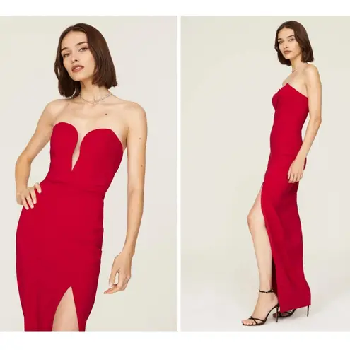 Aidan Mattox
Red Sweetheart Gown