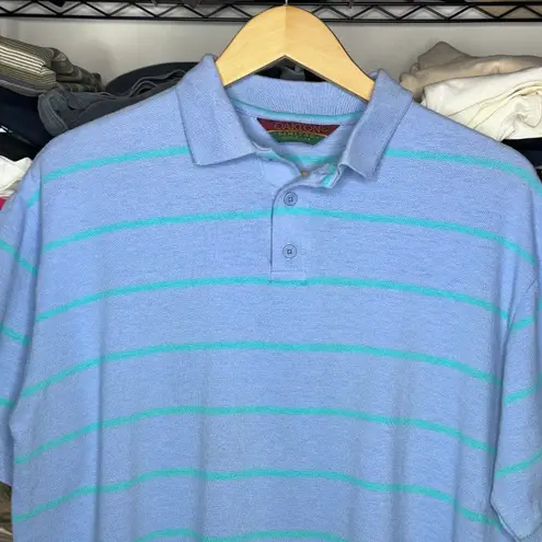 Polo Vintage Striped Oakton Limited Cropped Style Shirt Oversized Fit Size XL