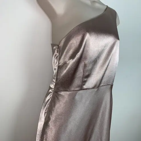 Fashion One Shoulder Long Gown Dress Size S Excellent