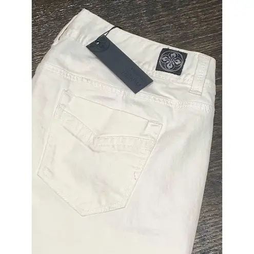 Lane Bryant  Slim White Denim Jean Size 18