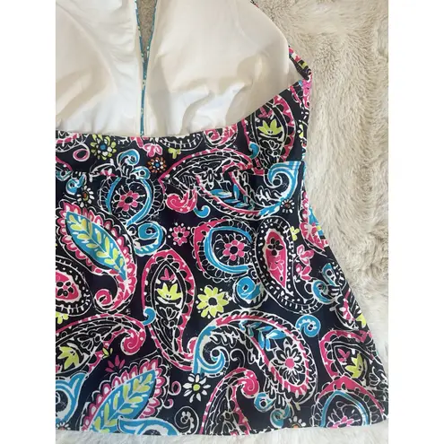 Avenue NWT Ocean Tankini Swim Top Multicolor Size L