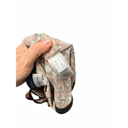 Victoria Beckham Floral-Print Cut-Out Detail Top