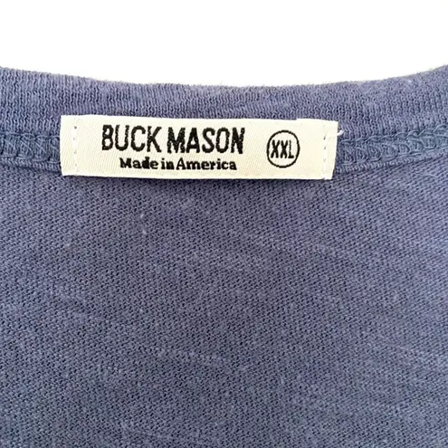 Buck Mason Women's Slub Cotton Easy Fit V Neck Made in USA Tee T