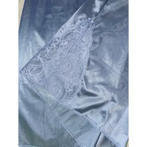 Maidenform Sweet Nothings Blue Lace Embellished Half Slip Small