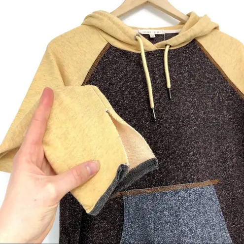 Gilded Intent Color Blocked Hooded Sweatshirt XS