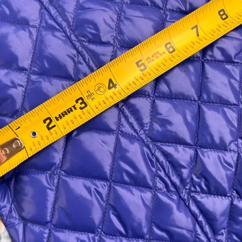 J.Crew Quilted Puffer Vest Bright Purple Blue Size Medium