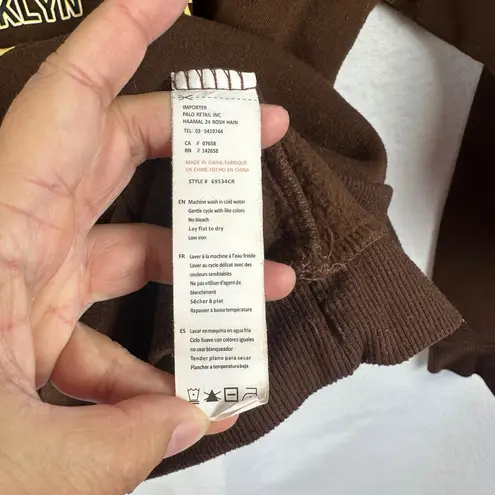 Buch and Stone New York 1996 Legendary Vibes Brown Sweatshirt Crewneck Women L Brown Size L