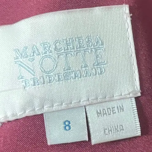 Marchesa Notte Valentia Gown Women’s Size 8 Burgundy A