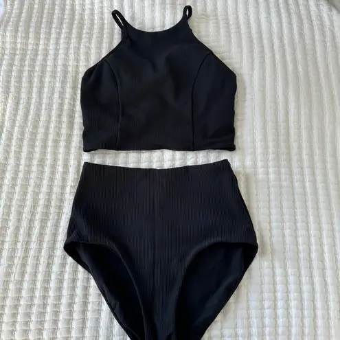 Lululemon  Ribbed Bikini Set Black