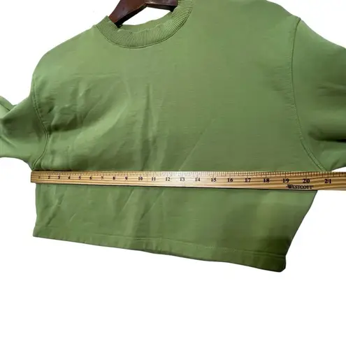 Apparis Isabel Cropped Sweatshirt Women’s Size Small Epson Green Organic Cotton