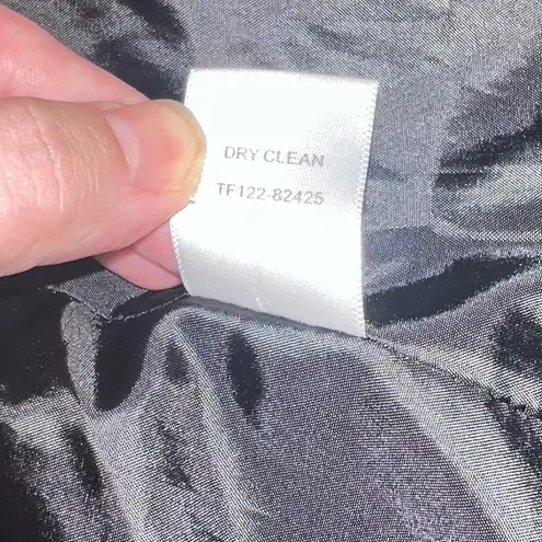 Pendleton Vest Womens XS Black Lined Gold zip High Neck Quilted