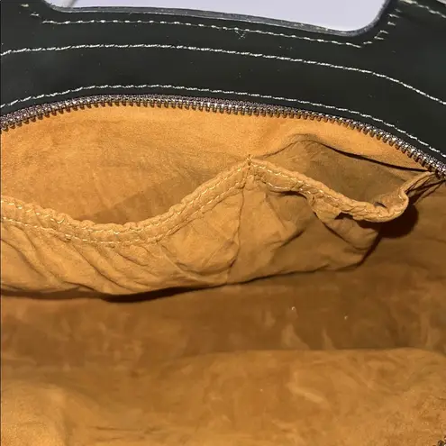 Patricia Nash Ovodda Satchel, Black, Leather, Classic,