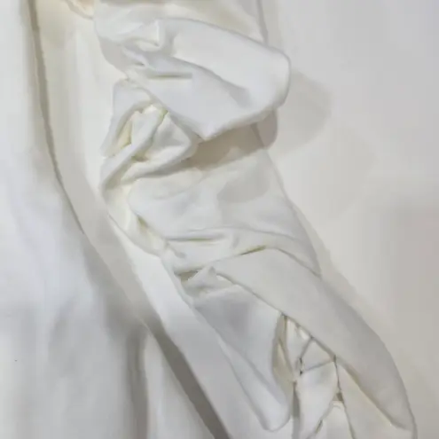 Camila Coelho Charlene Bodysuit in Ivory